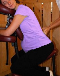 Pregnancy Chair Massage